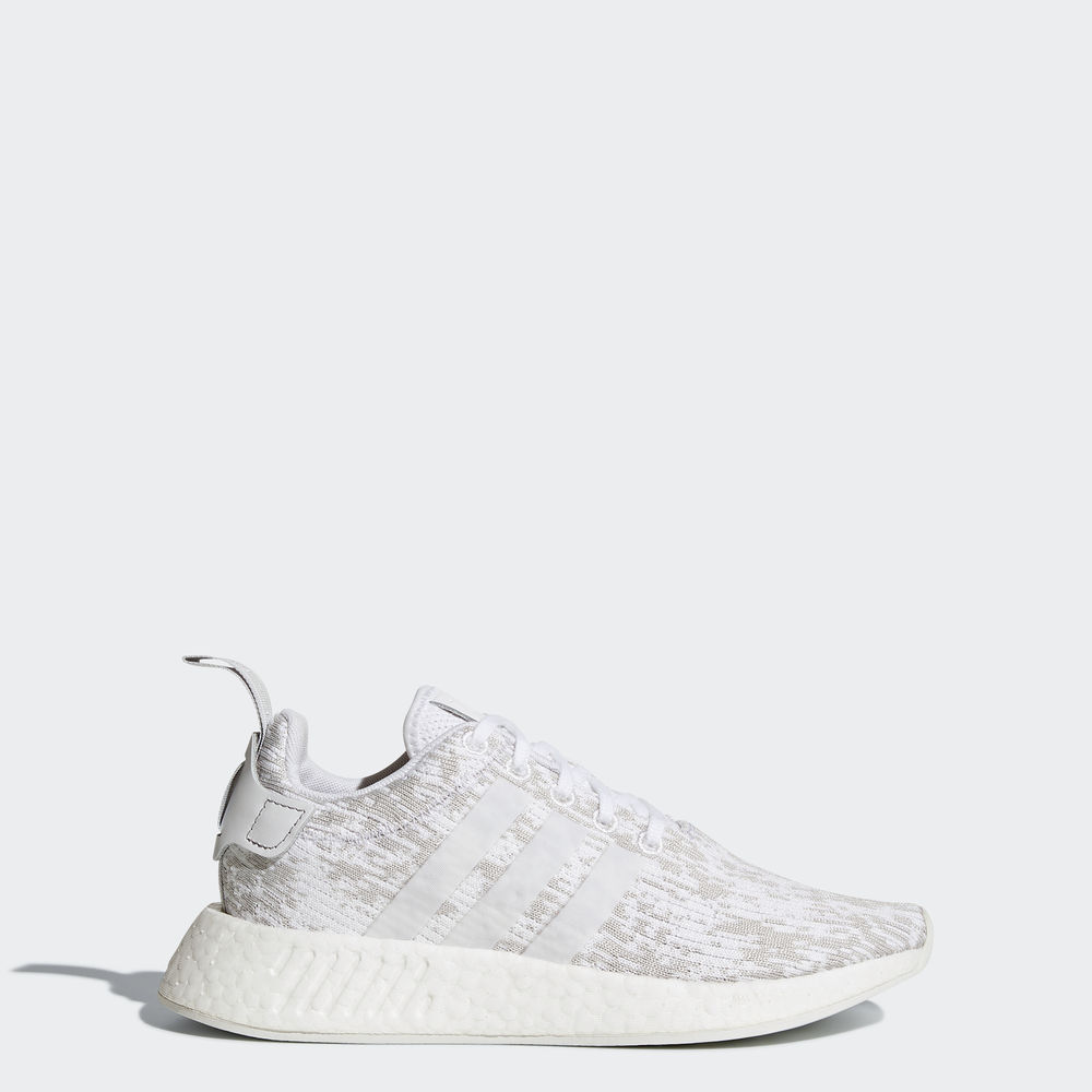 Adidas Nmd_r2 - Originals γυναικεια - Ασπρα/Γκρι,Μέγεθος: EU 36 – 54 2/3 (652CVAEZ)